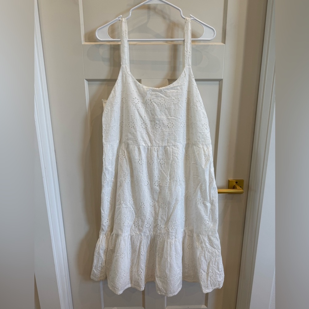 Lucky Brand White Eyelet Dress